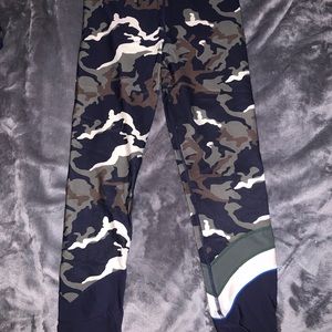 Soulcycle camo upside leggings
